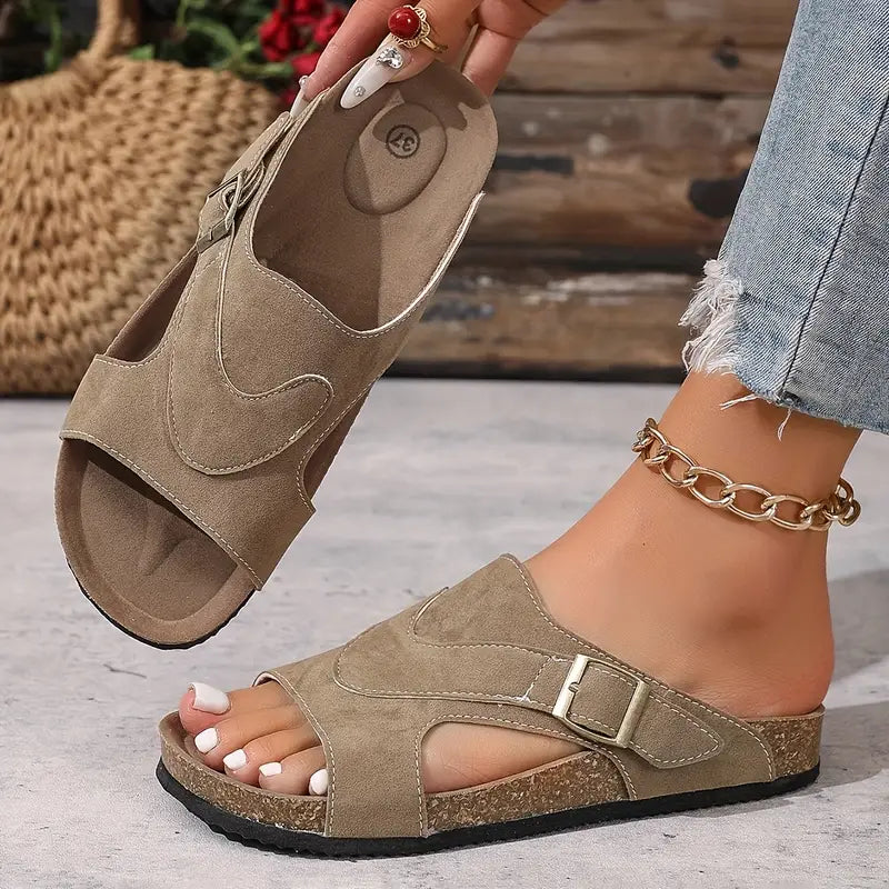 Cork Slides - Non-Slip Thick Sole Sandals