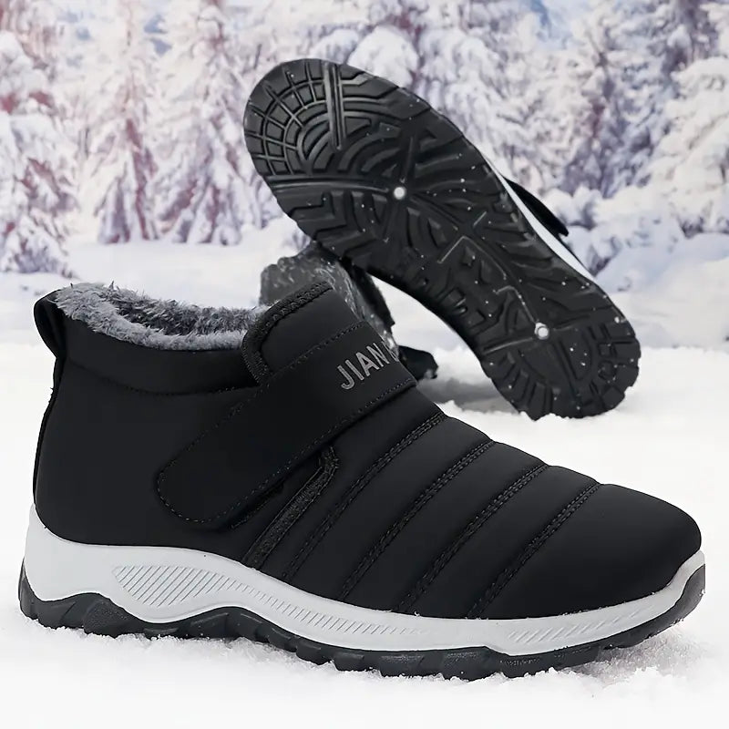 Men's Cozy Plush-Lined Snow Boots