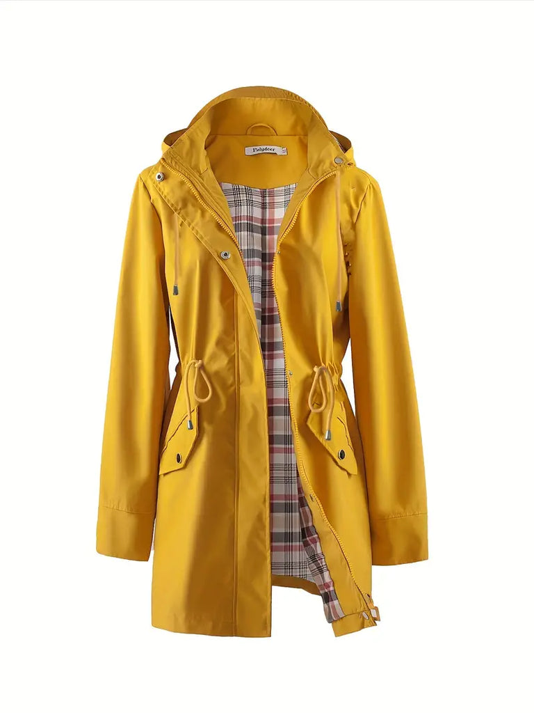 Chic Waterproof Women's Rain Jacket