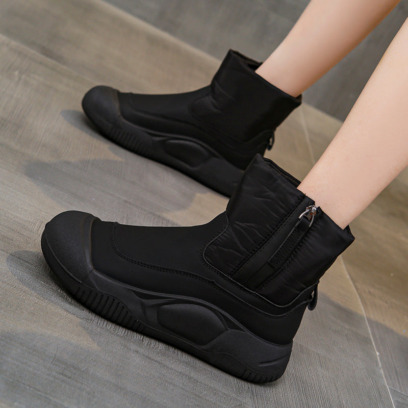 Women's Orthopedic High Heel Zip Boots