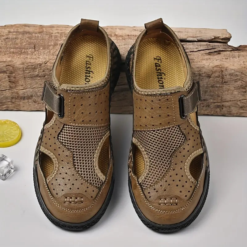 Men's Breathable Casual Shoes – Lightweight PU Sole & Cushioned Comfort