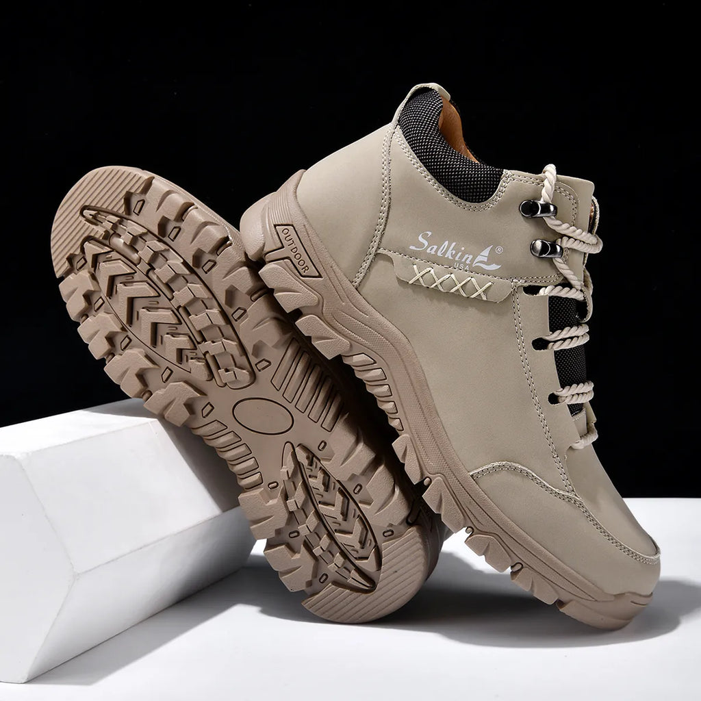 Men’s Full-Grain Orthopaedic Leather Boots