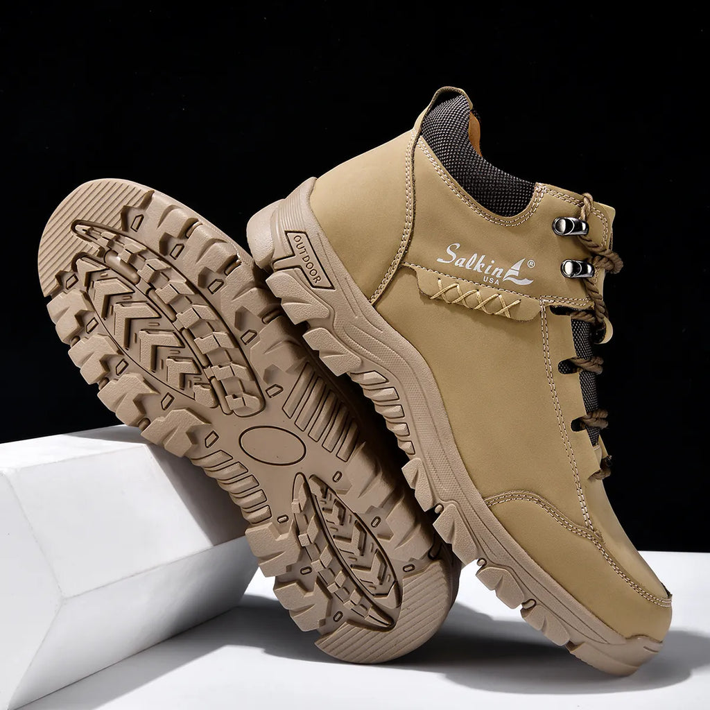 Men’s Full-Grain Orthopaedic Leather Boots