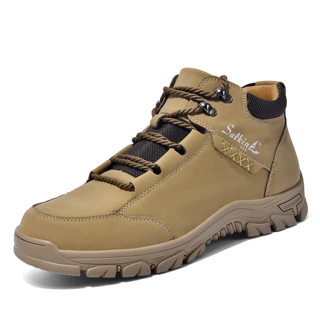 Men’s Full-Grain Orthopaedic Leather Boots