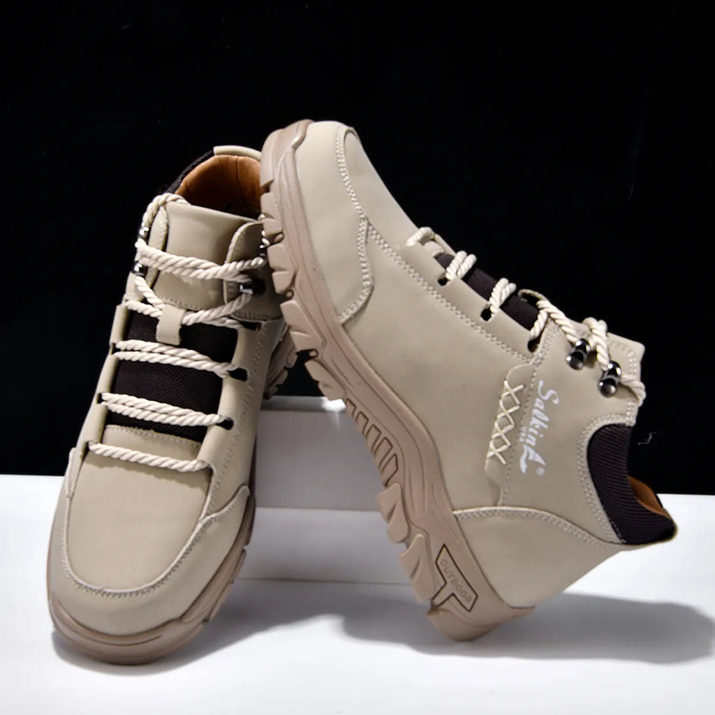 Men’s Full-Grain Orthopaedic Leather Boots