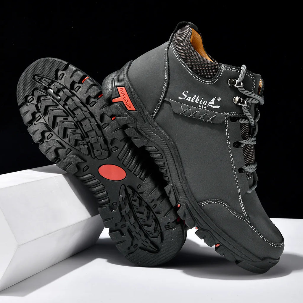 Men’s Full-Grain Orthopaedic Leather Boots