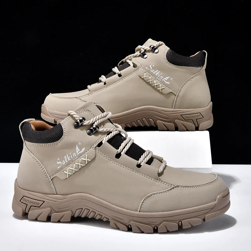 Men’s Full-Grain Orthopaedic Leather Boots