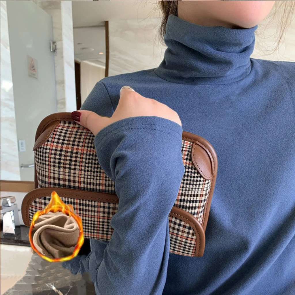 The Elayne Soft Thermal High-Collar Top