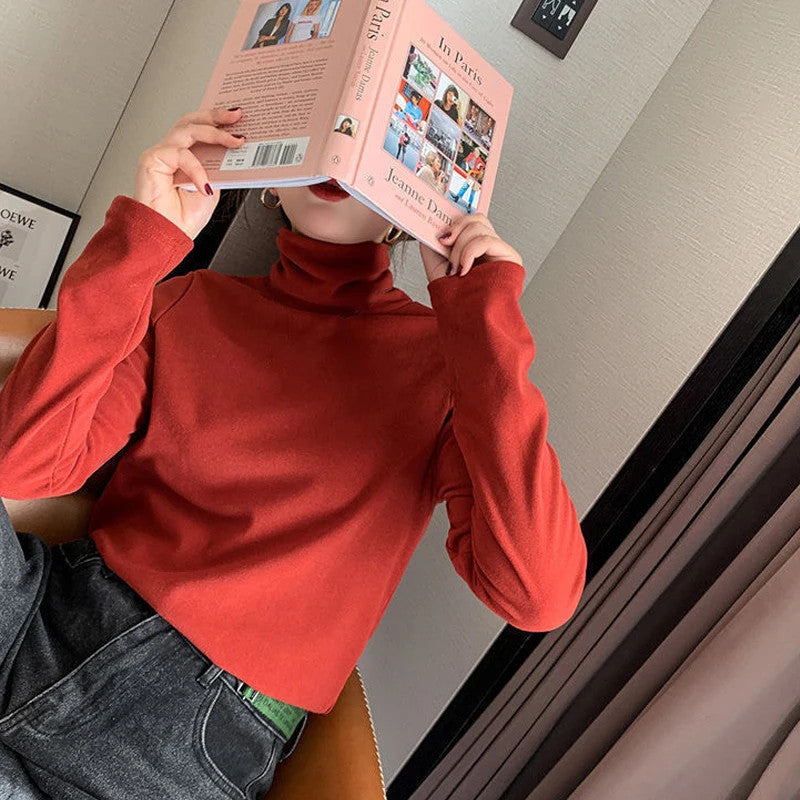 The Elayne Soft Thermal High-Collar Top