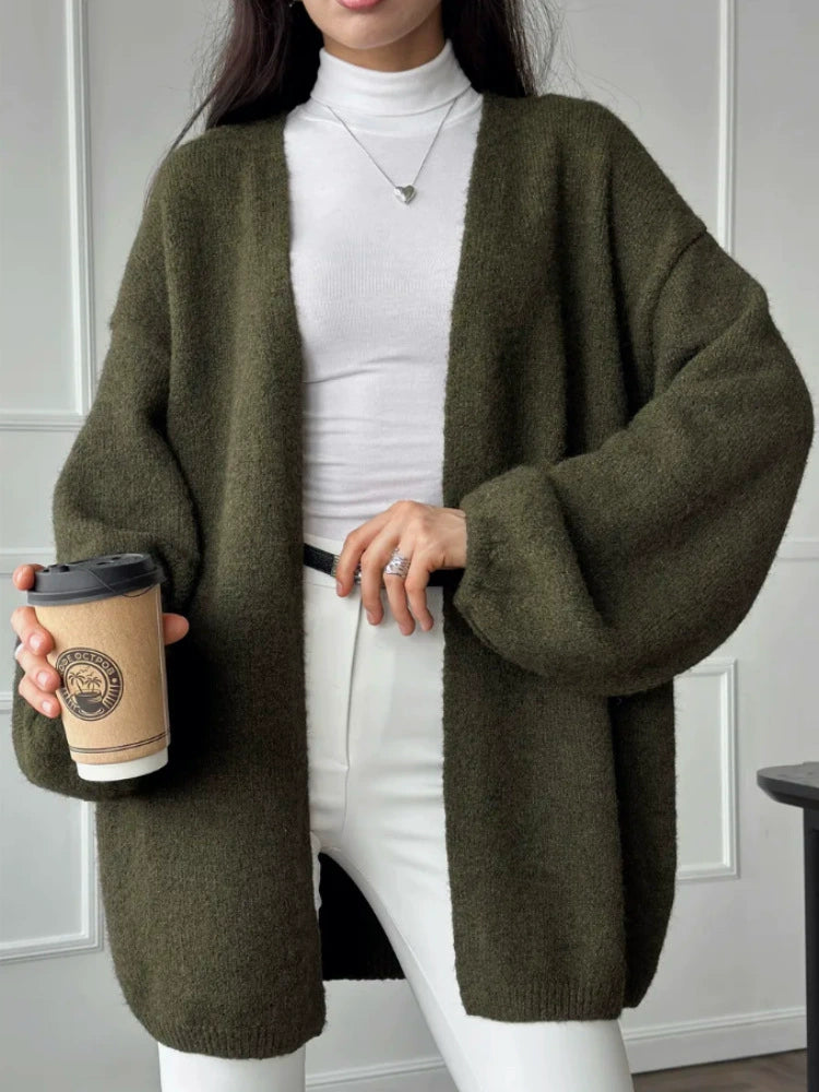 Women's Causal Knit Cardigan Coat