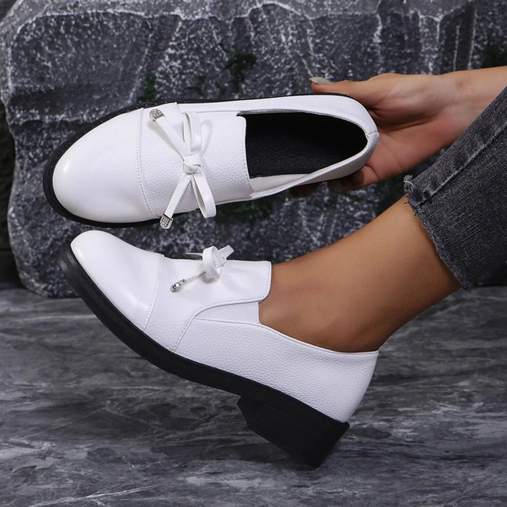 Suede velvet moccasins