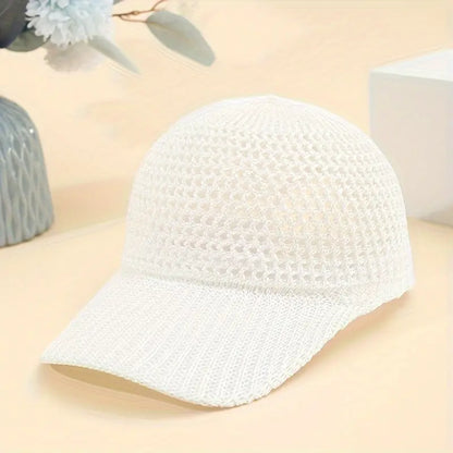 Breathable Mesh Baseball Cap - Unisex Summer Hat