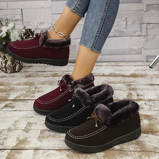 Women’s Wool-Lined Orthopaedic Non-Slip Winter Shoes