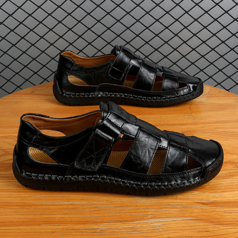 Men’s Orthopaedic Leather Summer Sandals