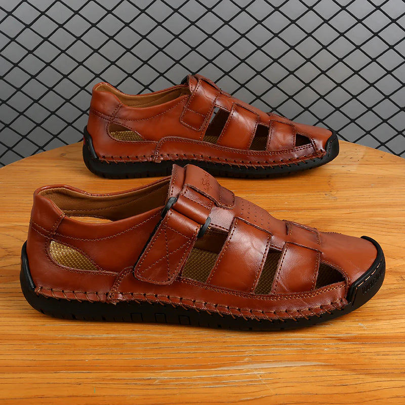 Men’s Orthopaedic Leather Summer Sandals