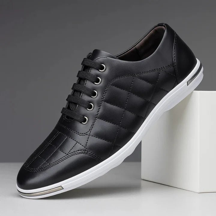 Men's Everyday Soft-Leather Comfort Trainers