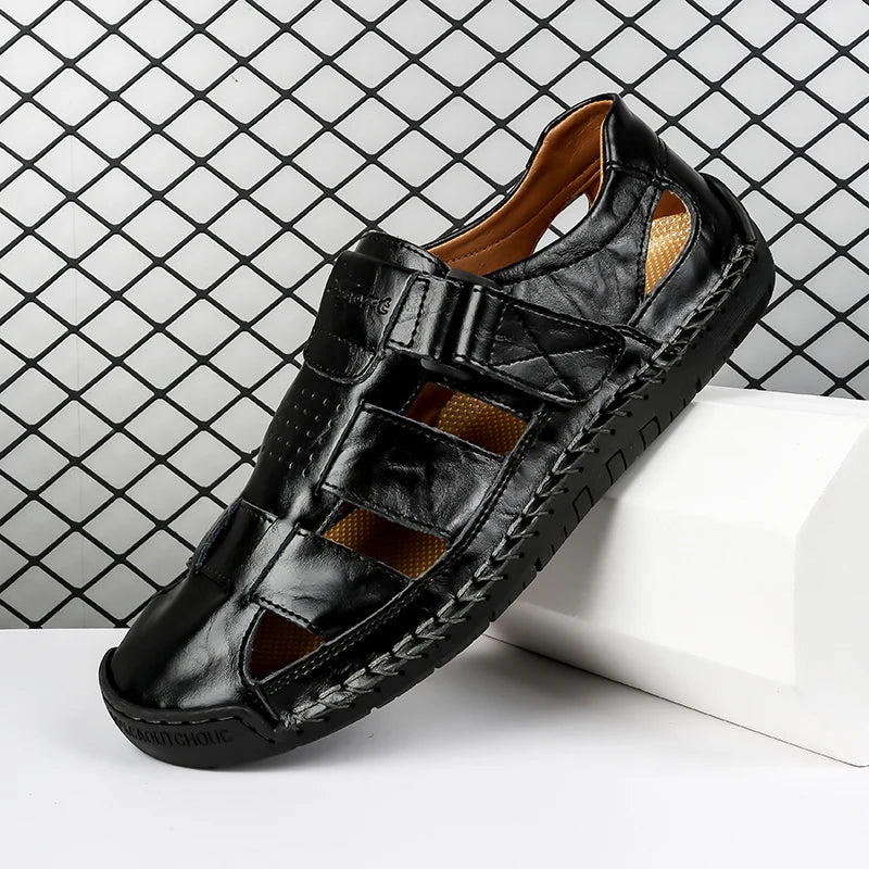 Men’s Orthopaedic Leather Summer Sandals