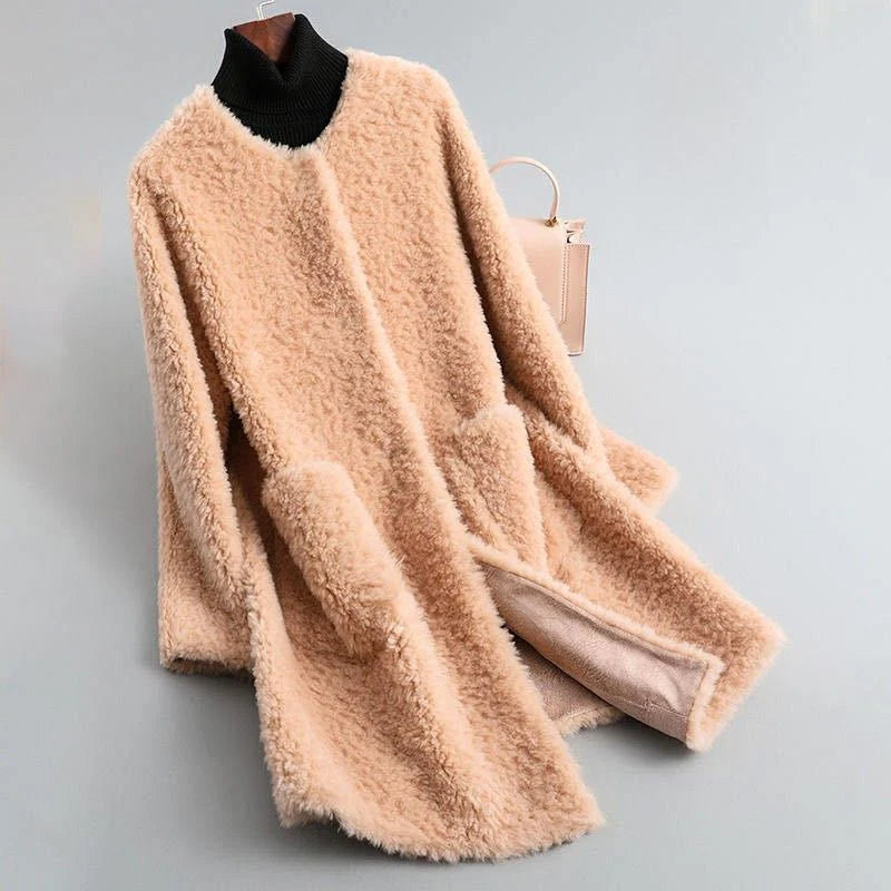 Women’s Teddy Fleece Coat with Pockets