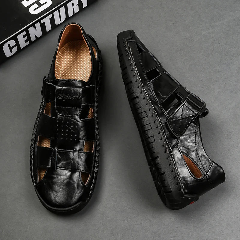 Men’s Orthopaedic Leather Summer Sandals