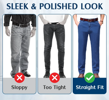 Men’s Stretch Straight-Leg Classic Jeans