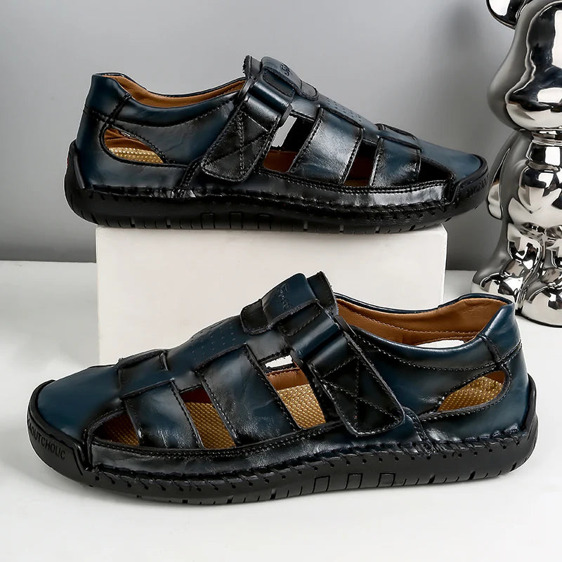 Men’s Orthopaedic Leather Summer Sandals