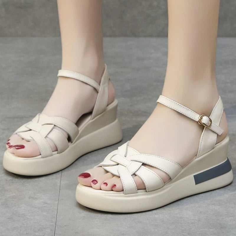 Minimalist Wedge Sandals for Women