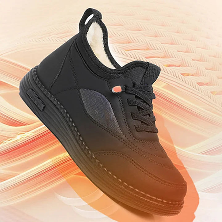 Women's winter shoes with soft sole and plush lining