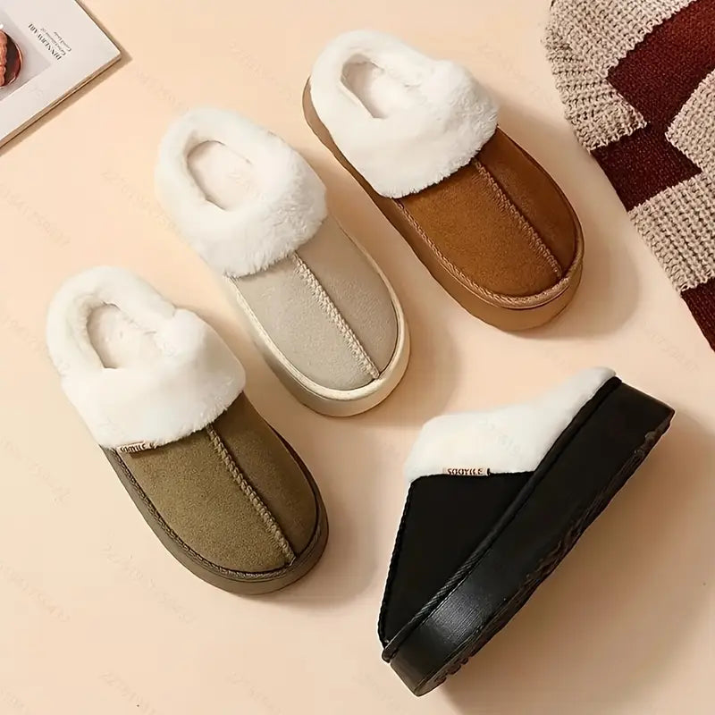 Women's Furry Chunky Slippers