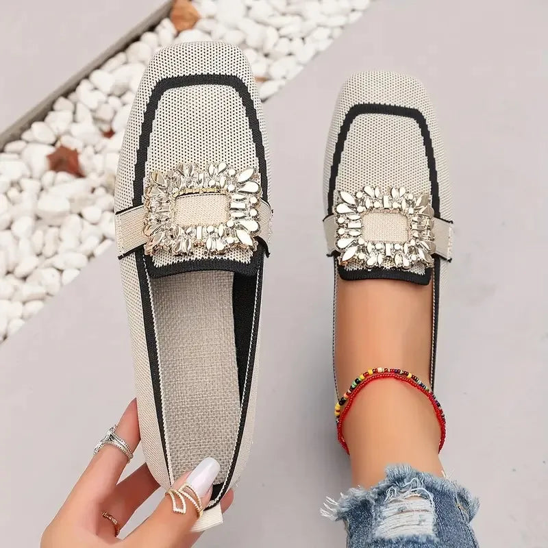 Women's Sparkle Comfort Slip-On Flats