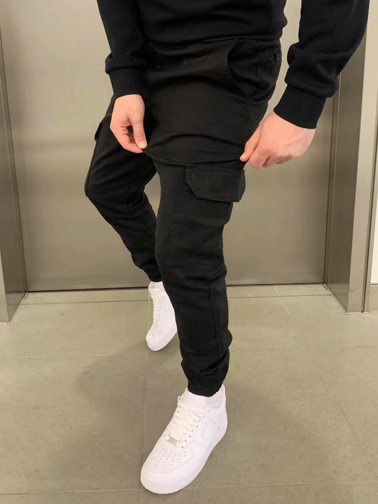 Men’s Slim-Fit Cargo Jogger Trousers