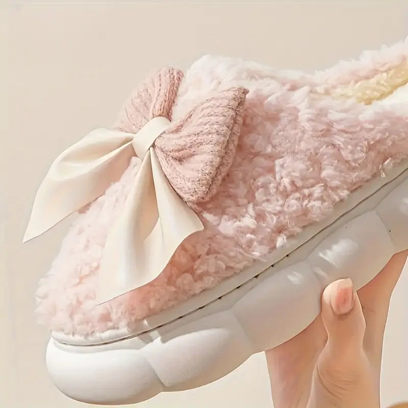 Autumn-Winter Women’s Fleece-Lined Slippers