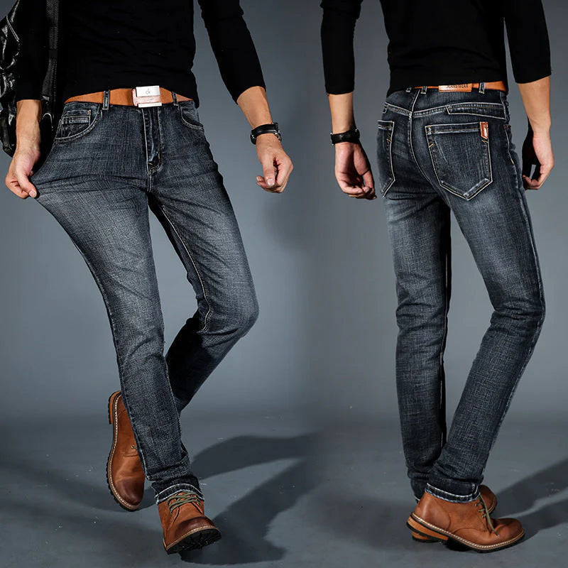 Men’s Premium 4-Way Stretch Tapered Jeans