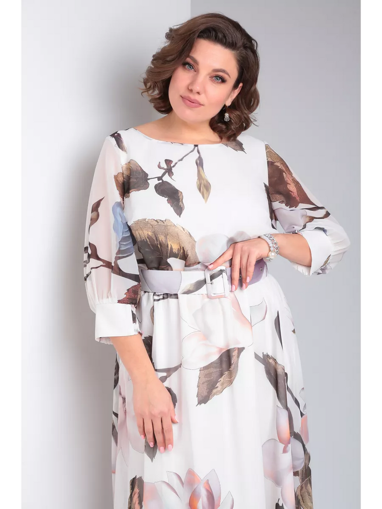 Elegant Floral Maxi Dress