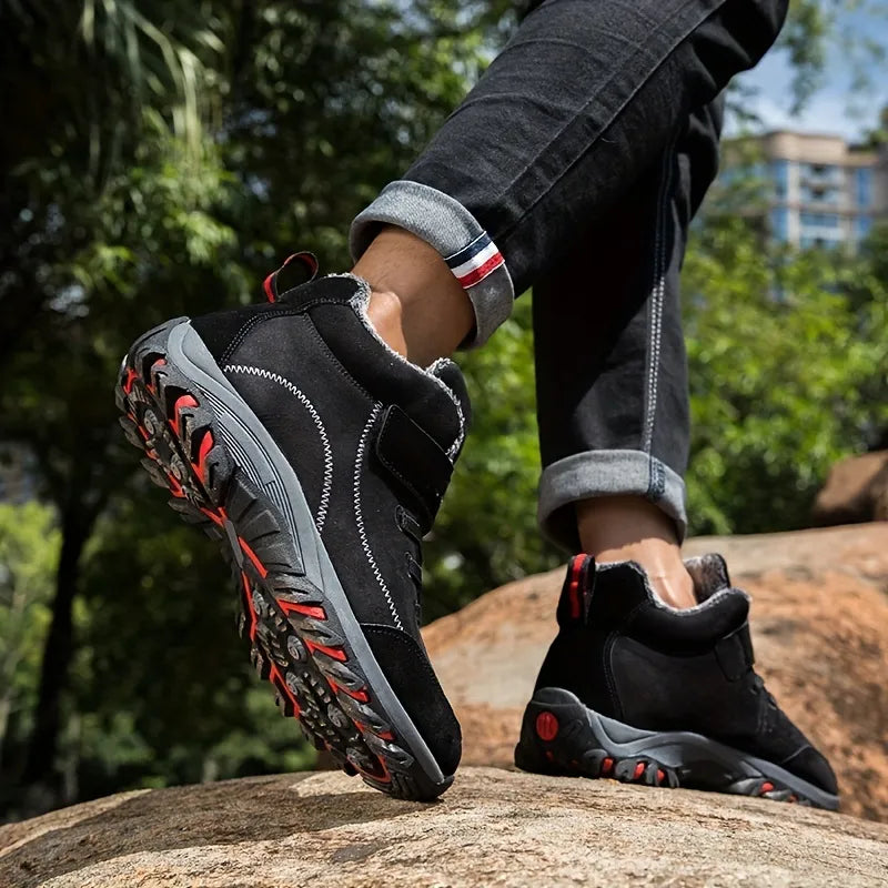 Men’s Orthopaedic Plush-Lined Winter Grip Boots