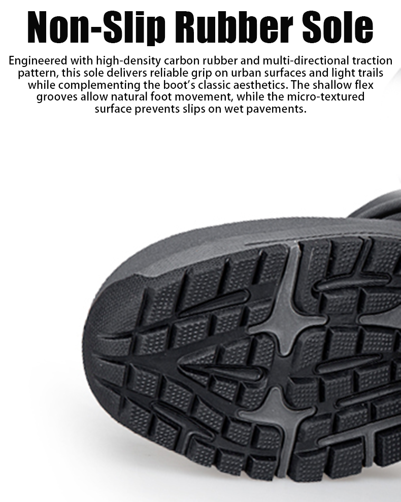 Men’s Fleece-Lined Waterproof Snow Boots with Wide Toe Fit