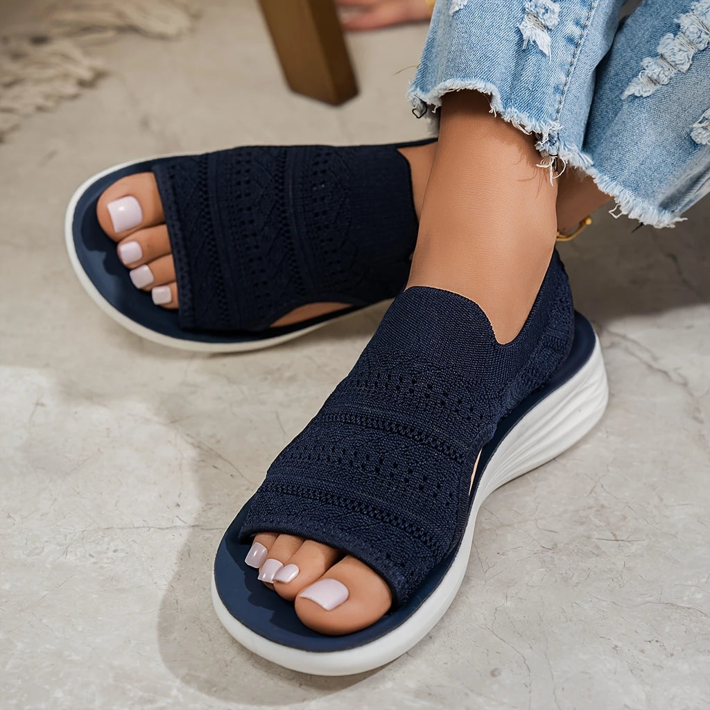 Women's Water Sport Sandals - Light Blue Slip-On