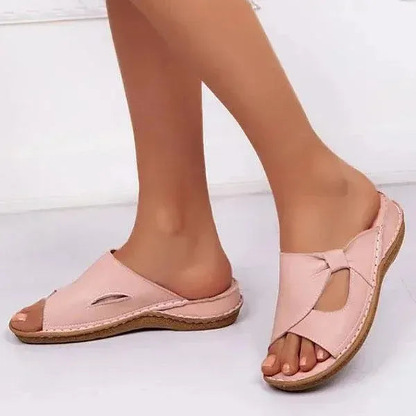 Women's Arch Support Leather Sandals
