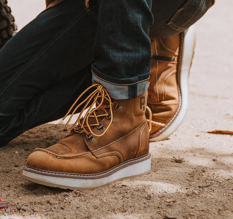 Men’s Side-Zip Composite Toe Goodyear Welt Work Boots