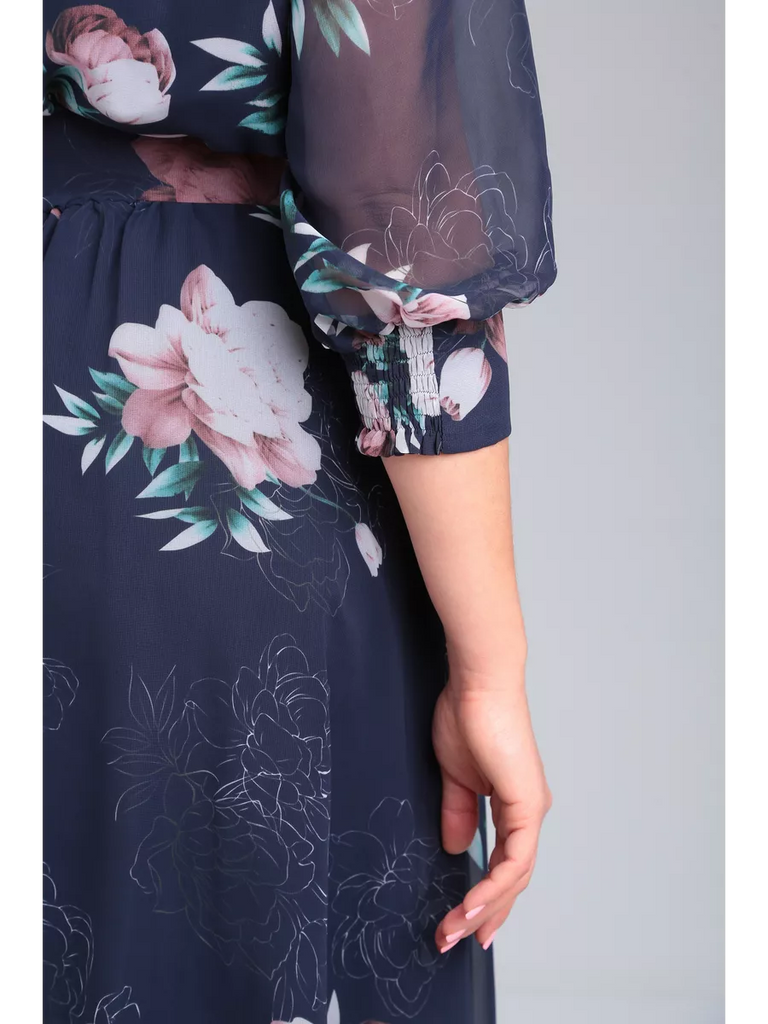 Elegant Floral Maxi Dress