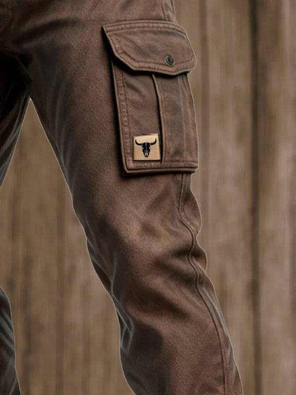 Men’s Insulated Cotton Canvas Utility Trousers