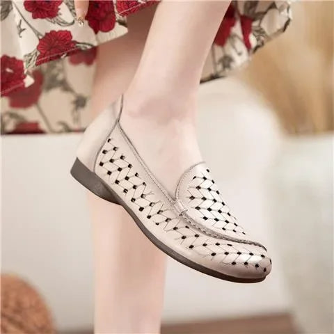 Spring Women's Breathable Hollow Casual Flats