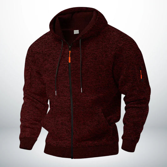 Men’s Thermal Zip-Up Fleece Outdoor Jacket