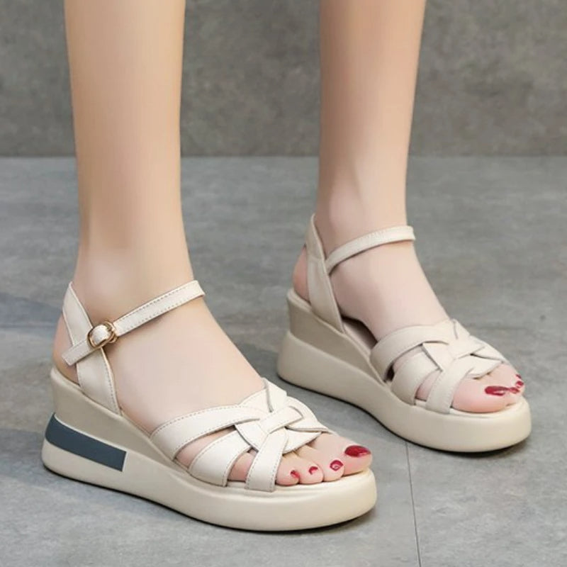 Minimalist Wedge Sandals for Women