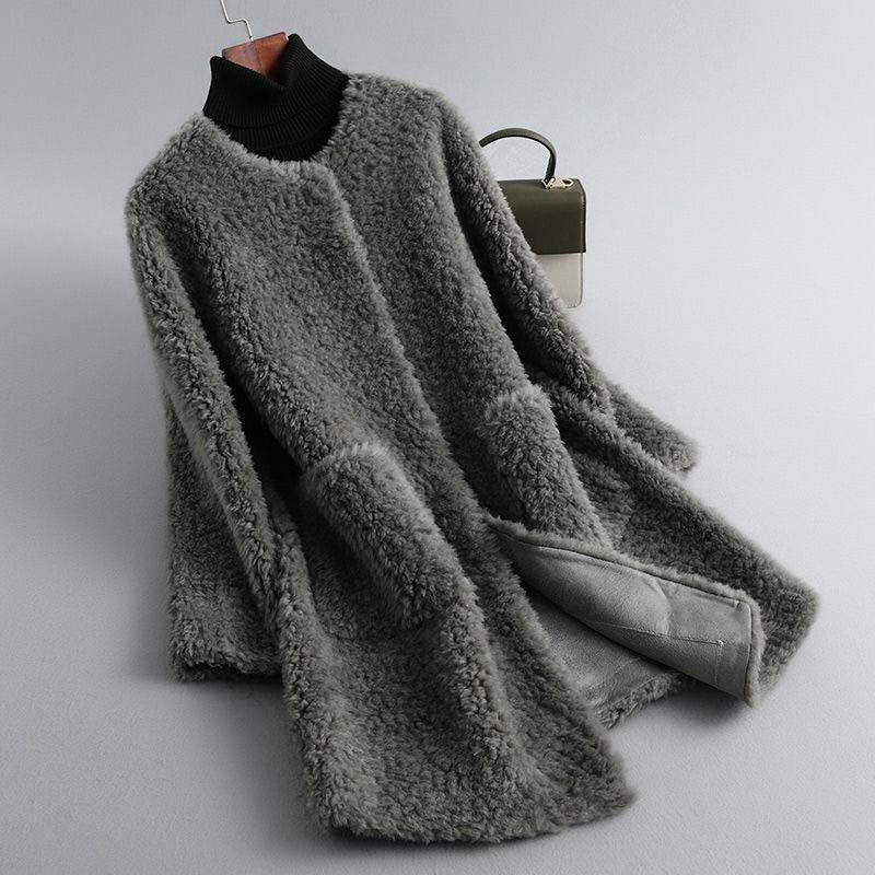 Women’s Teddy Fleece Coat with Pockets
