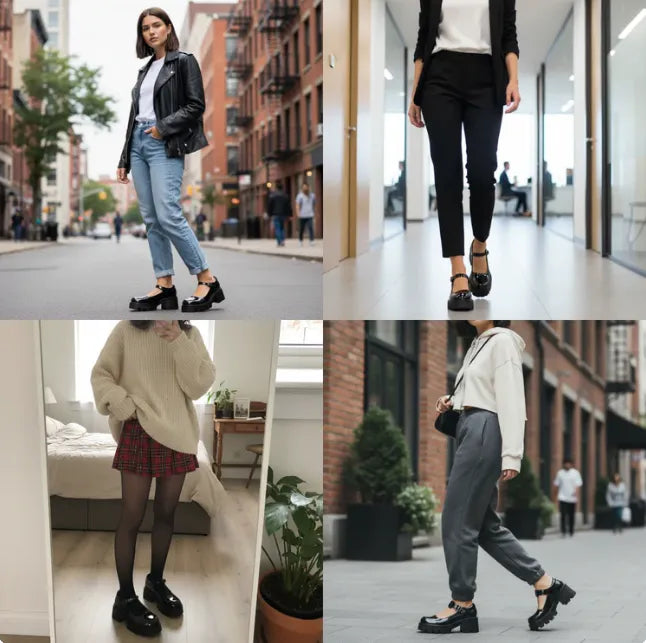 Women’s Comfort Strap Mary Jane Flats