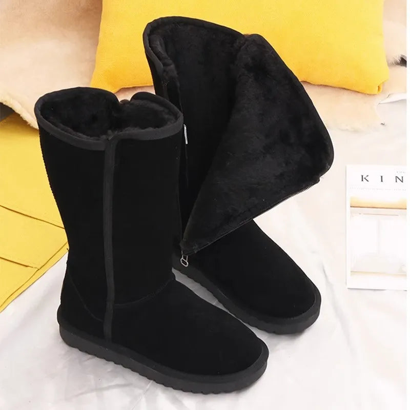 Women’s Plush-Lined Thick Sole Winter Snow Boots