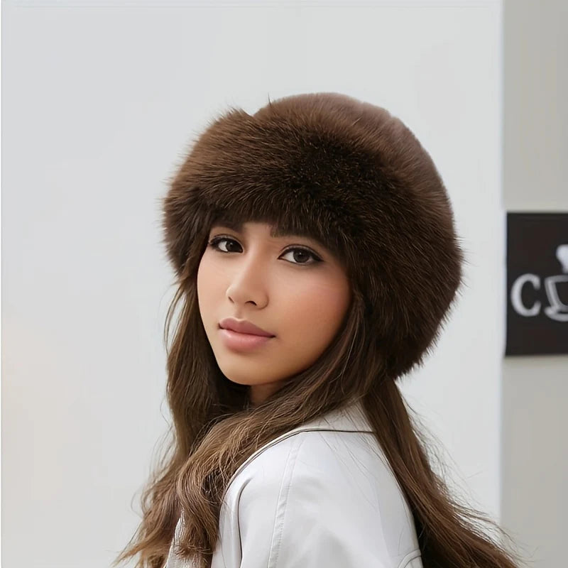Women’s Elegant Faux Fur Winter Hat