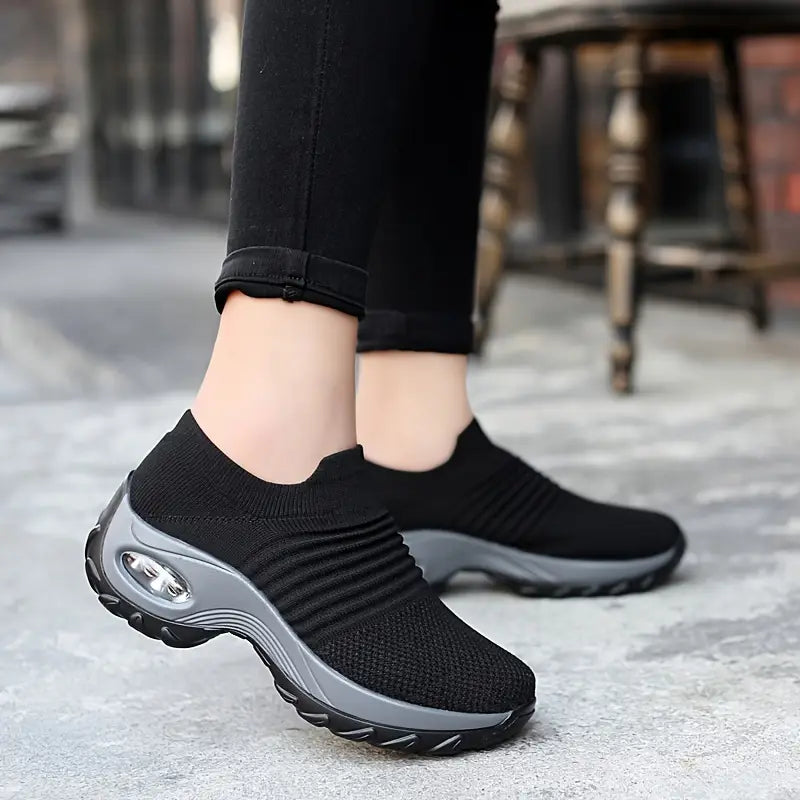 Women's Air Cushion Slip-On Walking Sneakers