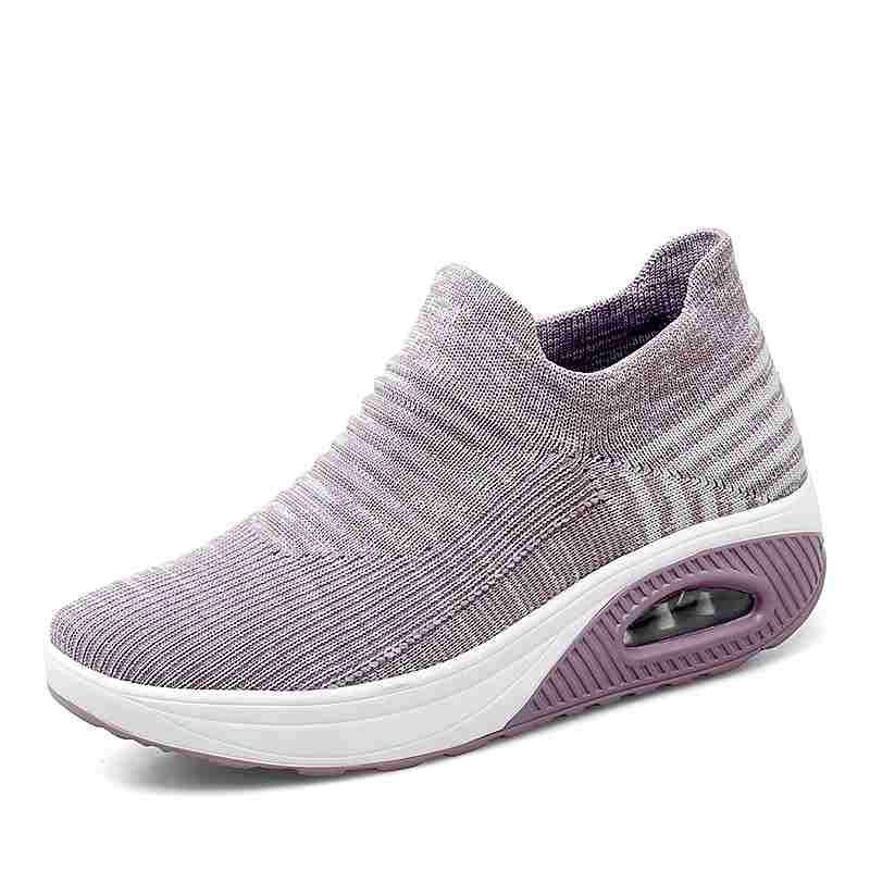 Women's comfortable breathable air cushion elastic shoes