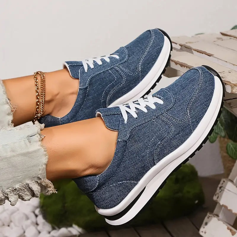 Elegant Women's Canvas Sneakers